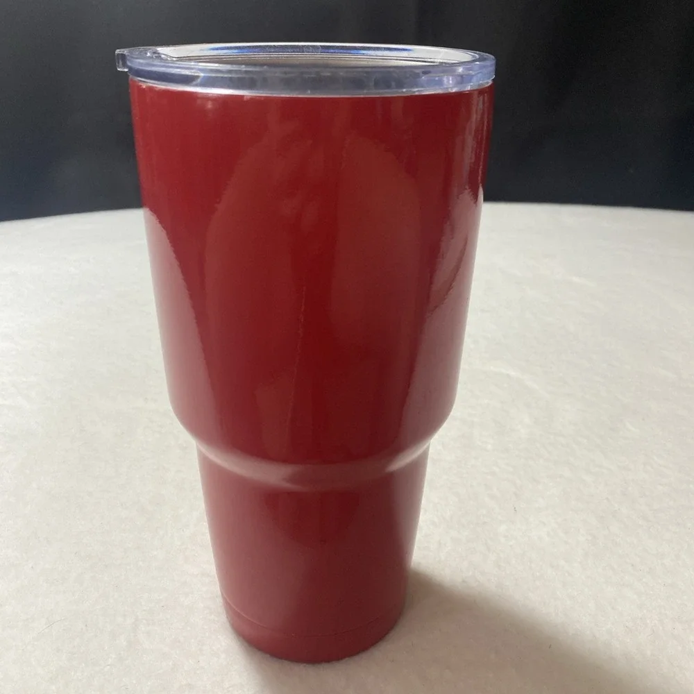 I'm A Target Teacher Insulated Travel Cup Tumbler 28 Oz Red Apple No‎ Straw